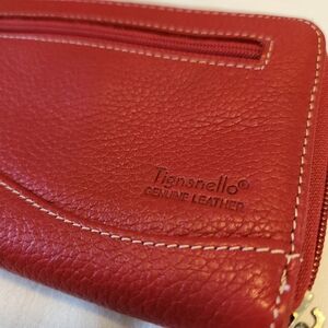 Tignanello Red Leather Wallet